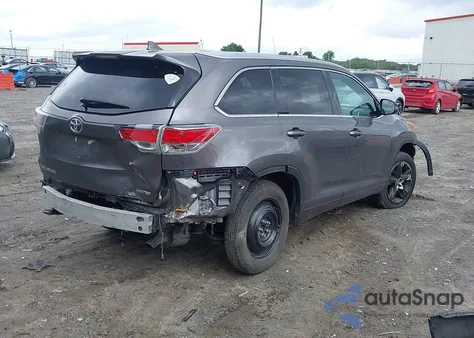 2016 Toyota Highlander Limited Platinum V6 z USA, uszkodzony, nr VIN 5TDYKRFH7GS155425